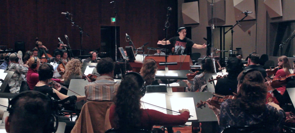_Recording session at Warner Brothers with CMG Recording Orchestra